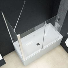 shumee Skládací sprchový kout čirý ESG 120 x 68 x 130 cm