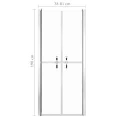 shumee Sprchové dveře čiré ESG 81 x 190 cm