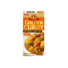 S&B Koření na japonské kari (mírné) "Golden Curry Sauce Mix / Kořenící pasta na kari mírné" 92g S&B