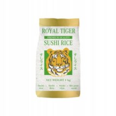 Prémiová kulatozrnná sushi rýže "Premium Quality Sushi Rice" 1kg Royal Tiger