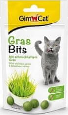 GimCat Gras Bits 65tabl.s trávou pro kočky 40g