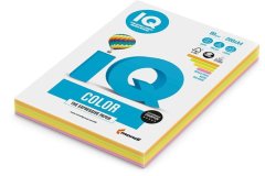 IQ COLOR Barevný papír neonový mix A4, 80 g / 200 listů (4x50)