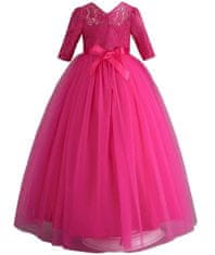Princess Dívčí společenské šaty vel. 134 - Růžové