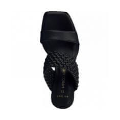 Marco Tozzi černé elegantní otevřené sandály 38