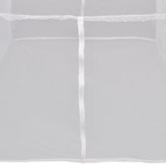 Vidaxl Moskytiéra na postel se 2 dvířky - 200 x 150 x 145 cm - bílá