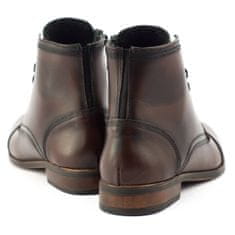 KENT Pánské kožené pantofle 287D Sw Kabir velikost 45