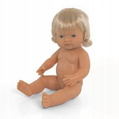MINILAND Doll holčička evropská panenka 38cm