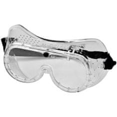 LAHTI PRO Brýle ochranné uzavřené, mechanická odolnost S