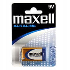Maxell alkalická baterie aa 6lr61 9v 1ks, alkaline 6lr61/9v