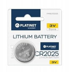 Platinet Lithiová baterie CR2025 3V 5 ks, PMBCR2025