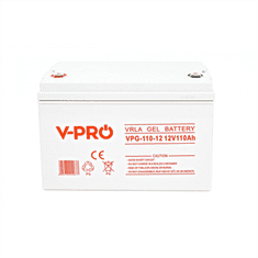 Volt Baterie olověná VRLA GEL VPRO SOLAR VPG-110-12 12V/110Ah VOLT akumulátor