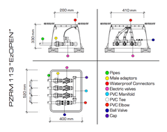 Rain Standard ventilová šachta pro závlahové ventily