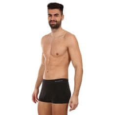 Gino Pánské boxerky bezešvé bambusové černé (53005) - velikost XL