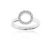 SIF JACOBS Stříbrný minimalistický prsten s kubickými zirkony Biella SJ-R337-CZ (Obvod 55 mm)