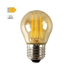 Diolamp  LED Mini Globe Filament žárovka P45 Amber 4W/230V/E27/2700K/500Lm/360°/Step Dim