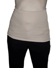 Tiki-Mechulka Merino bederní (ledvinový) pás, rovný - béžový/tělový, XS