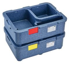 Cambro 4-komorový termoizolační box Cam GoBox, Cambro, Modrá, 480x350x(H)167mm - EPPMD4835159