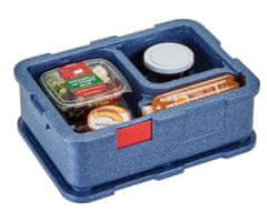 Cambro 4-komorový termoizolační box Cam GoBox, Cambro, Modrá, 480x350x(H)167mm - EPPMD4835159