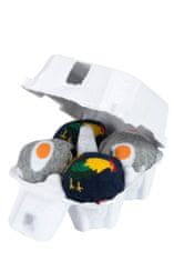 Gemini Ponožky SOXO v balení na vajíčka - vajíčka, slepice - 2pack černá 40-45