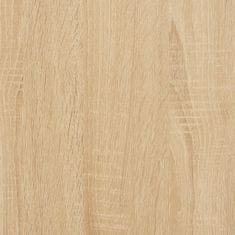 shumee Lavice s botníkem dub sonoma 82 x 32 x 45 cm kompozitní dřevo