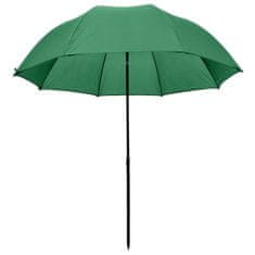 shumee Rybářský deštník zelený 240 x 210 cm