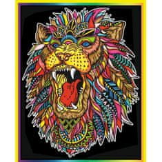 Colorvelvet Colorvelvet Sametový obrázek Lví král 47x35cm
