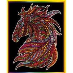 Colorvelvet Colorvelvet Sametový obrázek Kůň 47x35cm
