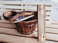 Sotra Set do sauny: saunové vědro s naběračkou THERMO, 3L