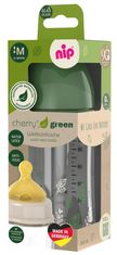 NIP CHERRY GREEN láhev sklo,široká, kaučuk-M,240ml,kluk