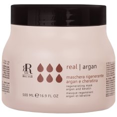 RR Line Argan Star mask - regenerační maska na vlasy s arganovým olejem a keratinem, odolnost vůči škodlivým faktorům, 500ml