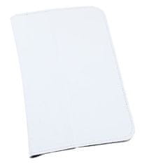 QUER Bílé pouzdro věnované Samsung Galaxy Tab P3100 (přírodní kůže) KOM0430
