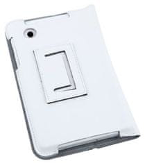 QUER Bílé pouzdro věnované Samsung Galaxy Tab P3100 (přírodní kůže) KOM0430