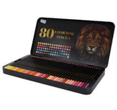 Craft Sensations Luxusní umělecké pastelky 80 ks - Lion