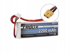 REDOX Balení Redox LiPo 11,1V 2200mAh 20c baterie
