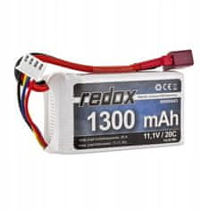 REDOX Balení Redox LiPo 11,1V 1300mAh 20c baterie