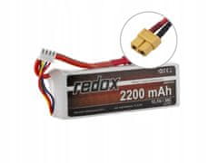 REDOX Balení Redox LiPo 11,1V 2200mAh 30c baterie