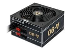 Chieftec zdroj A-90 Series GDP-650C/ 650W/ 14cm fan/ akt.PFC/ modulární kabely/ 90PLUS Gold