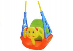 Lean-toys Pohodlná nastavitelná lžíce Bear Swing 3v1 6m +