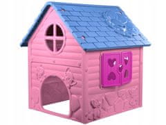 Lean-toys Zahradní chatka pro děti 456 Růžová