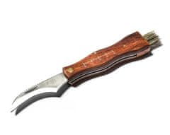 Kiki KX7581 Dřevěný houbařský nožík se štětečkem