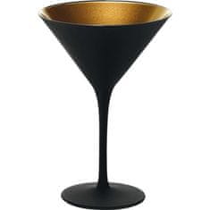 Stulzle Oberglas Koktejlová sklenice Stölzle Elements 240 ml, černá/zlatá, 6x