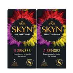Lifestyles Skyn SKYN 5 SENSES Nelatexové kondomy 10 kusů