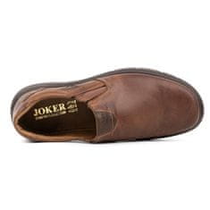 Joker Pánská kožená nazouvací obuv 507J hnědá velikost 48