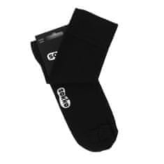 SOKKO 3x Pánské dlouhé bambusové ponožky 39-41 - černá
