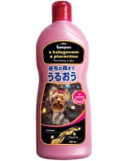 Japan Premium Šampon s kolagenem a placentou. Pro kočky a psy. S vůní růží.