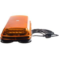 Aroso Rampa světelná LED diodová - oranžová / 12V / 24x 1W LED / šířka 44cm / magnetické uchycení / ECE R10