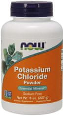 NOW Foods Potassium Chloride Powder (draslík jako chlorid draselný prášek), 227g