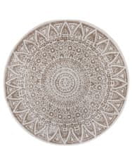 Mujkoberec Original Kusový koberec Mujkoberec Original Nora 105453 Linen kruh – na ven i na doma 200x200 (průměr) kruh