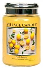 Village Candle Fresh Lemon 602g svíčka s vůní čerstvých citronů