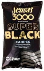 Sensas Krmítková směs 3000 Super Black Gardons 1kg